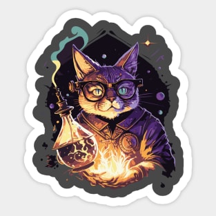 The Alchemist Cat Sticker